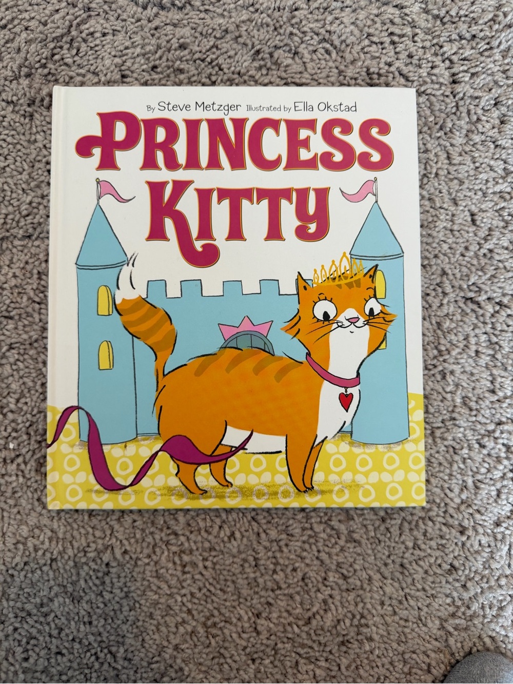Princess Kitty Children’s Book - Orange Cat Cover
